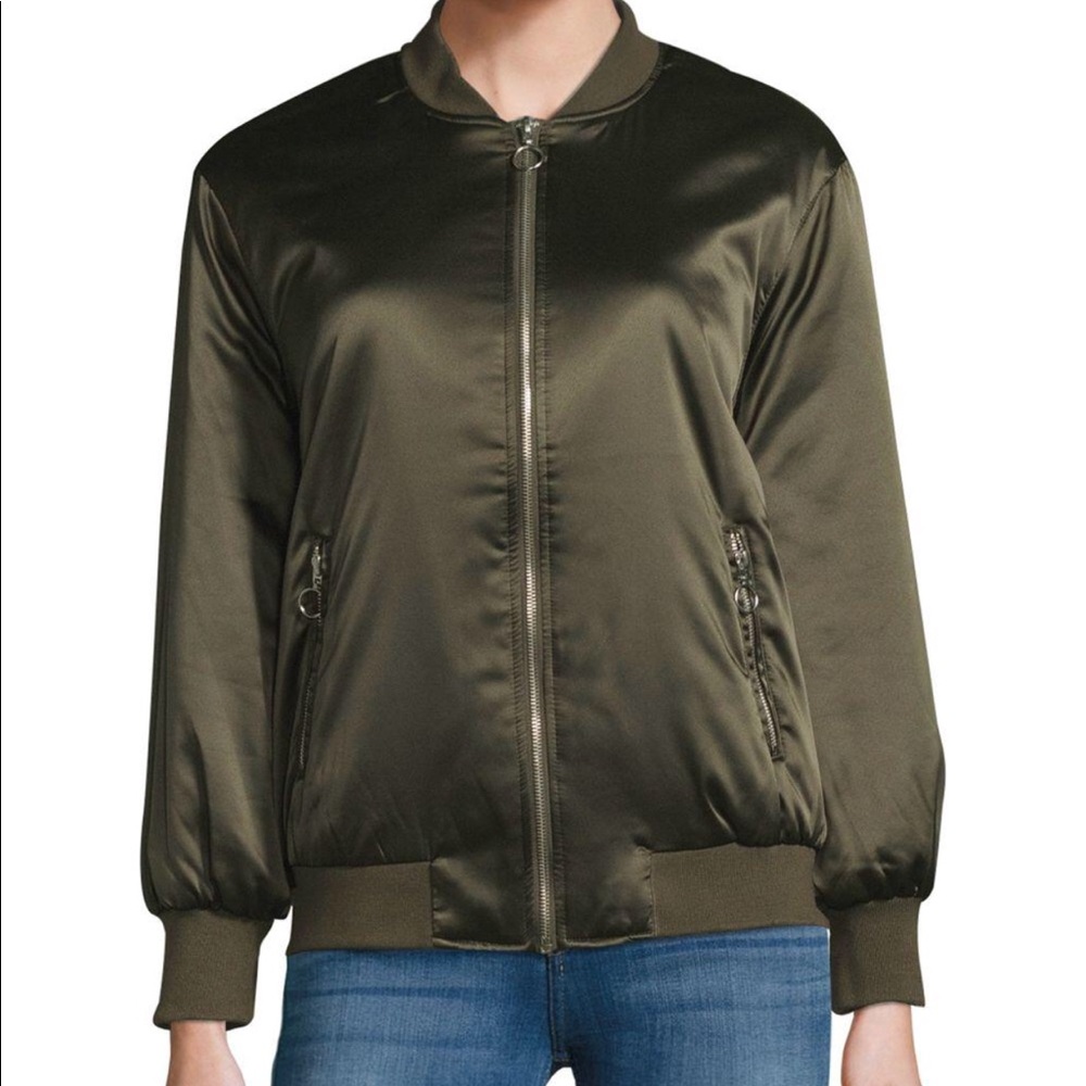 Philosophy Bomber Jacket Olive Green